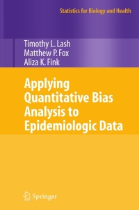 Cover image: Applying Quantitative Bias Analysis to Epidemiologic Data 9780387879604