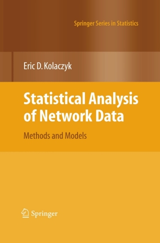 Imagen de portada: Statistical Analysis of Network Data 9780387881454