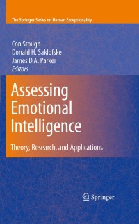 Titelbild: Assessing Emotional Intelligence 1st edition 9780387883694