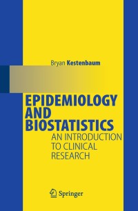 Cover image: Epidemiology and Biostatistics 9780387884325