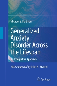 Imagen de portada: Generalized Anxiety Disorder Across the Lifespan 9780387892429