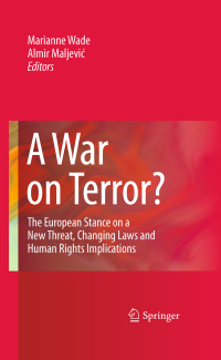 Cover image: A War on Terror? 9780387892900