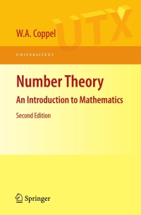 صورة الغلاف: Number Theory 2nd edition 9780387894850