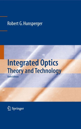 Cover image: Integrated Optics 6th edition 9780387897745