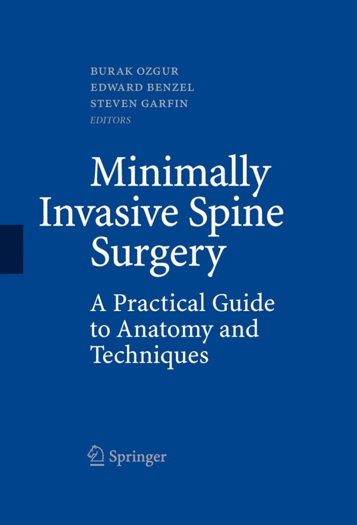 Cover image: Minimally Invasive Spine Surgery