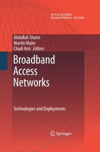 Cover image: Broadband Access Networks 9780387921303