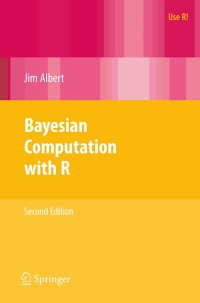 Cover image: Bayesian Computation with R 2nd edition 9780387922973