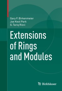 Cover image: Extensions of Rings and Modules 9780387927152
