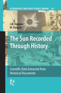 Cover image: The Sun Recorded Through History 9780387927893