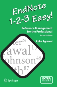 Omslagafbeelding: EndNote 1 - 2 - 3  Easy! 2nd edition 9780387959009
