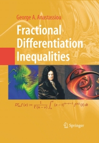 Cover image: Fractional Differentiation Inequalities 9780387981277