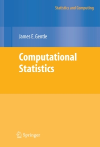 Cover image: Computational Statistics 9780387981437