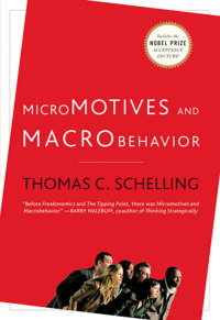 Cover image: Micromotives and Macrobehavior 9780393329469