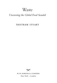 Imagen de portada: Waste: Uncovering the Global Food Scandal 9780393068368