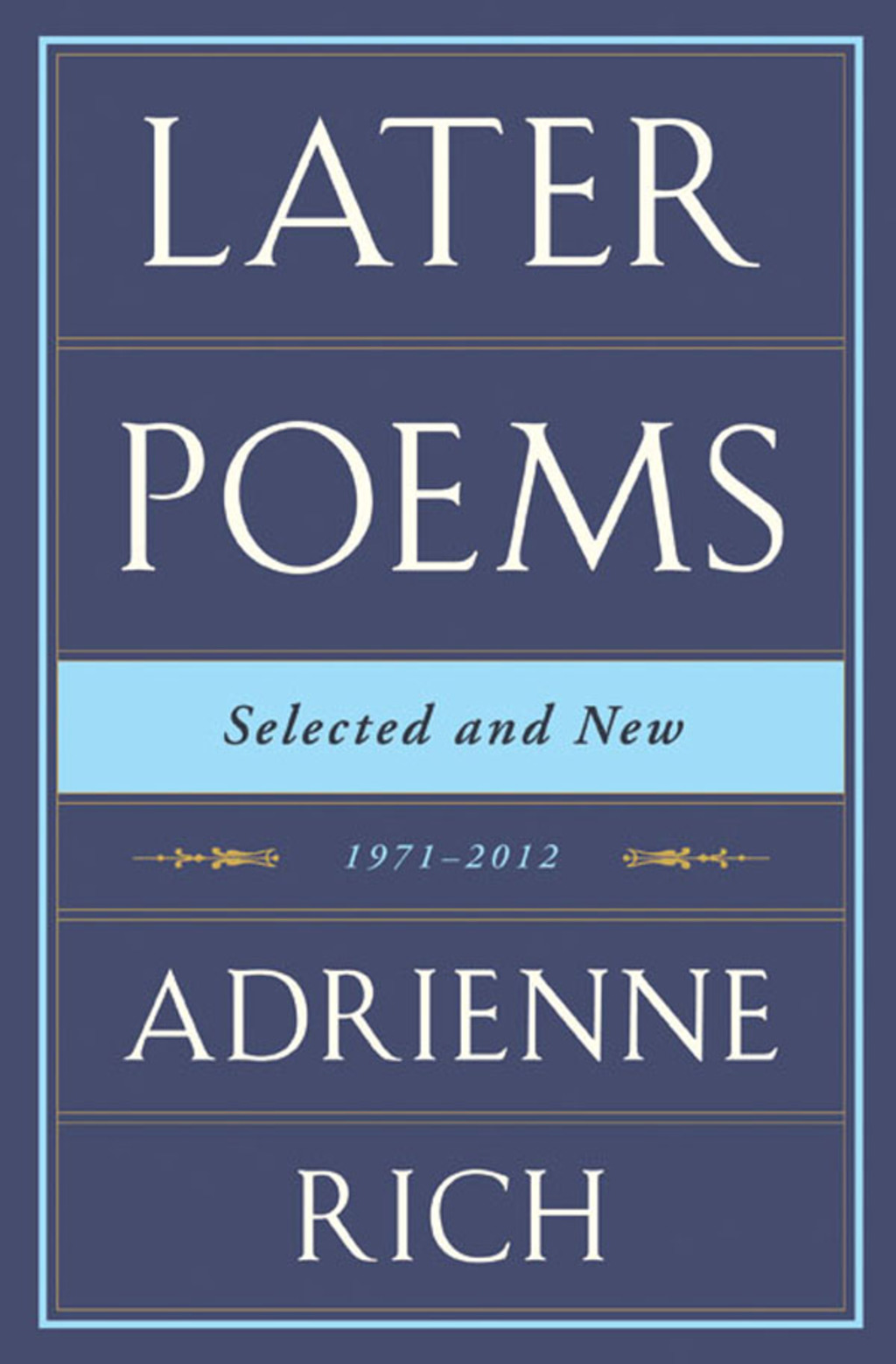 Later Poems: Selected and New: 1971-2012 1971–2012