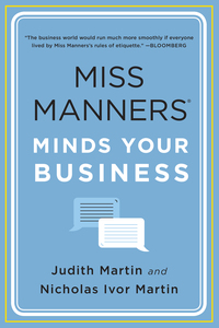 Cover image: Miss Manners Minds Your Business 9780393349856