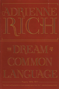 Cover image: The Dream of a Common Language: Poems 1974-1977 9780393346008