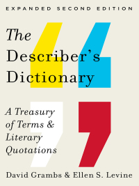 Immagine di copertina: Describer's Dictionary: A Treasury of Terms & Literary Quotations (Expanded Second Edition) 2nd edition 9780393346169