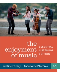 Imagen de portada: Enjoyment of Music: Essential Listening 4th edition 9780393421507