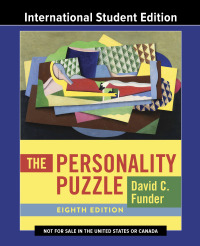 Imagen de portada: The Personality Puzzle (International Student Edition) 8th edition 9780393422009