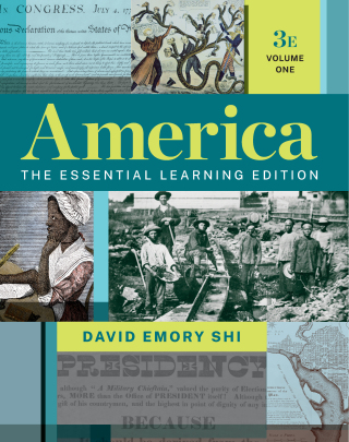Cover image: America: The Essential Learning Edition  (Volume 1) 3rd edition 9780393542790