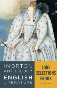Omslagafbeelding: The Norton Anthology of English Literature: Core Selections 10th edition 9780393603033