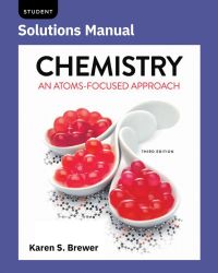 Cover image: Student Solutions Manual: for Chemistry: An Atoms-Focused Approach 3rd edition