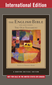 Imagen de portada: The English Bible, King James Version: The Old Testament (First International Student Edition)  (Vol. 1)  (Norton Critical Editions) 1st edition