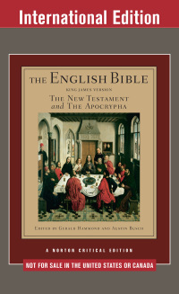 Omslagafbeelding: The English Bible, King James Version: The New Testament and The Apocrypha (First International Student Edition)  (Vol. 2)  (Norton Critical Editions) 1st edition