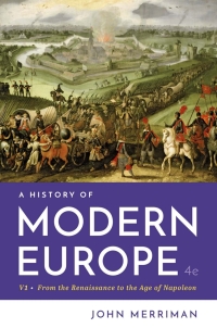 Imagen de portada: A History of Modern Europe (Volume 1) 4th edition 9780393667370