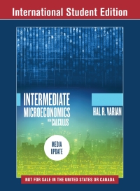 Cover image: Intermediate Microeconomics with Calculus: A Modern Approach: Media Update (International Student Edition) 9th edition 9780393690019