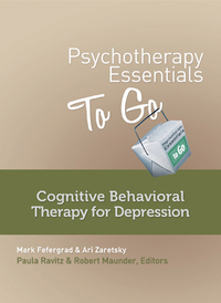 Imagen de portada: Psychotherapy Essentials to Go: Cognitive Behavioral Therapy for Depression (Go-To Guides for Mental Health) 9780393708288