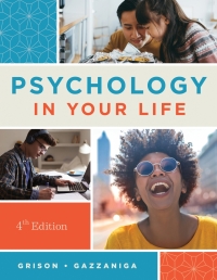 Cover image: Psychology in Your Life 4th edition 9780393877533