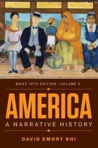 Imagen de portada: America: A Narrative History, Brief (Volume 2) 12th edition 9780393882568