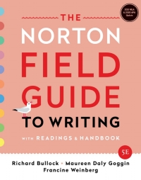 Cover image: The Norton Field Guide to Writing: with Readings and Handbook, MLA 2021 and APA 2020 Update Edition 5th edition 9780393885743