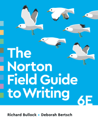 Cover image: The Norton Field Guide to Writing 6th edition 9780393884043