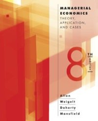 Imagen de portada: Managerial Economics: Theory  Applications and Cases 8th edition 9780393912777