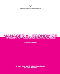 Imagen de portada: Managerial Economics: Theory, Applications, and Cases (Eighth International Student Edition) 8th edition 9780393120059