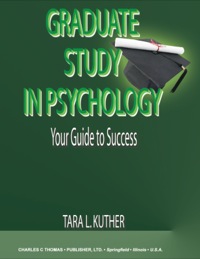 Cover image: Graduate Study in Psychology 1st edition 9780398074784