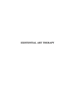 Cover image: Existential Art Therapy: The Canvas Mirror 3rd edition 9780398078454