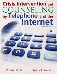 Cover image: Crisis Intervention and Couneling by Telephone and the Internet 3rd edition 9780398088309