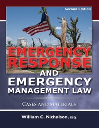 Cover image: Emergency Response and Emergency Management Law: Cases and Materials 2nd edition 0398088314
