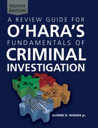 Cover image: A Review Guide for O'Hara's Fundamentals of Criminal Investigation 8th edition 9780398088507