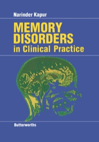 Titelbild: Memory Disorders in Clinical Practice 9780407007123
