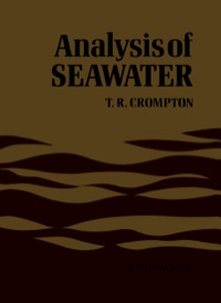 صورة الغلاف: Analysis of Seawater 9780407016101