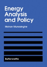 Cover image: Energy Analysis and Policy: Selected Works 9780408056342