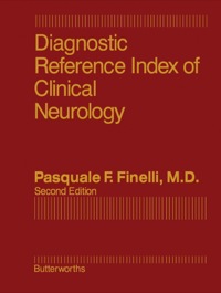 Imagen de portada: Diagnostic Reference Index of Clinical Neurology 2nd edition 9780409900163