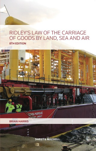 Cover image: Ridley's Law of the Carriage of Goods by Land, Sea and Air 8th edition 9780414045026