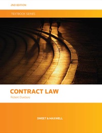 Cover image: Contract Law (Textbook Series) 2nd edition 9780414046030