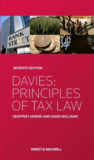 Cover image: DAVIES: PRINCIPLES TAX LAW 7th edition 9780414023000